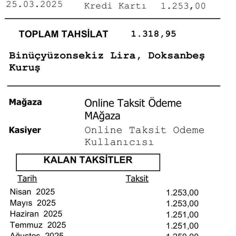 Evshop'tan Vestiyer Alımında Yaşanan Taksit Ödeme Sorunları