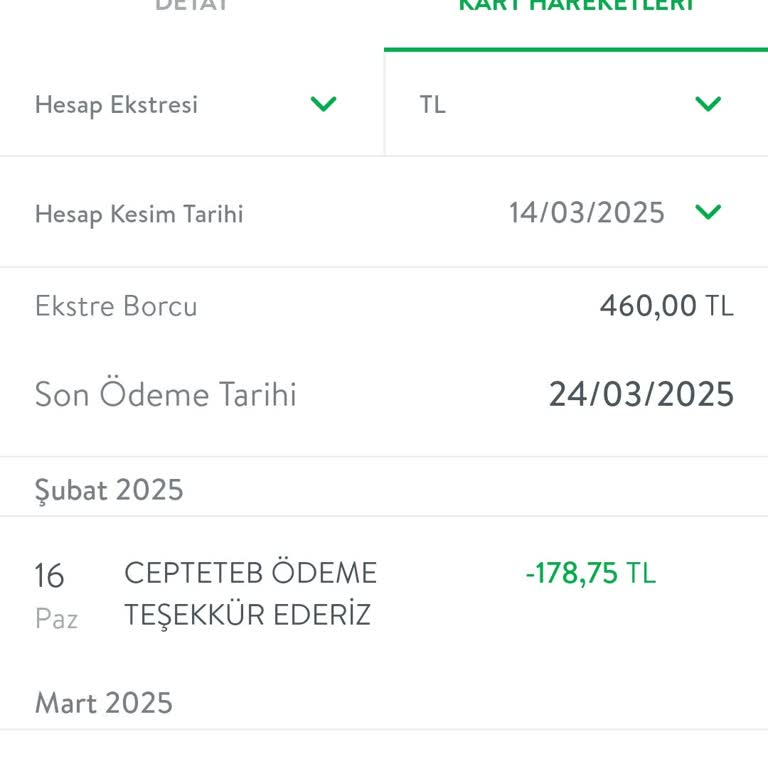 TEB Kart Aidat Ücreti İadesi Talebi