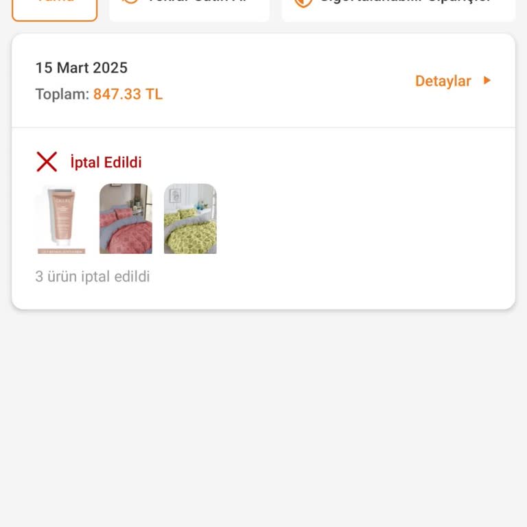 İptal Edilen Ürünlerin İadesi Gecikti