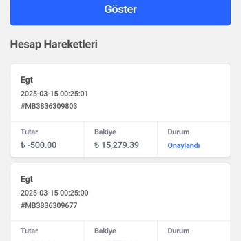 Kazanç Sonrası Hesap Dondurma Sorunu