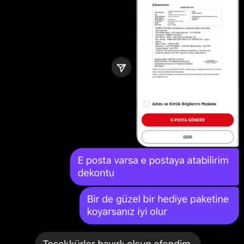Sipariş Verdim, Ürün Yok, Engellendim