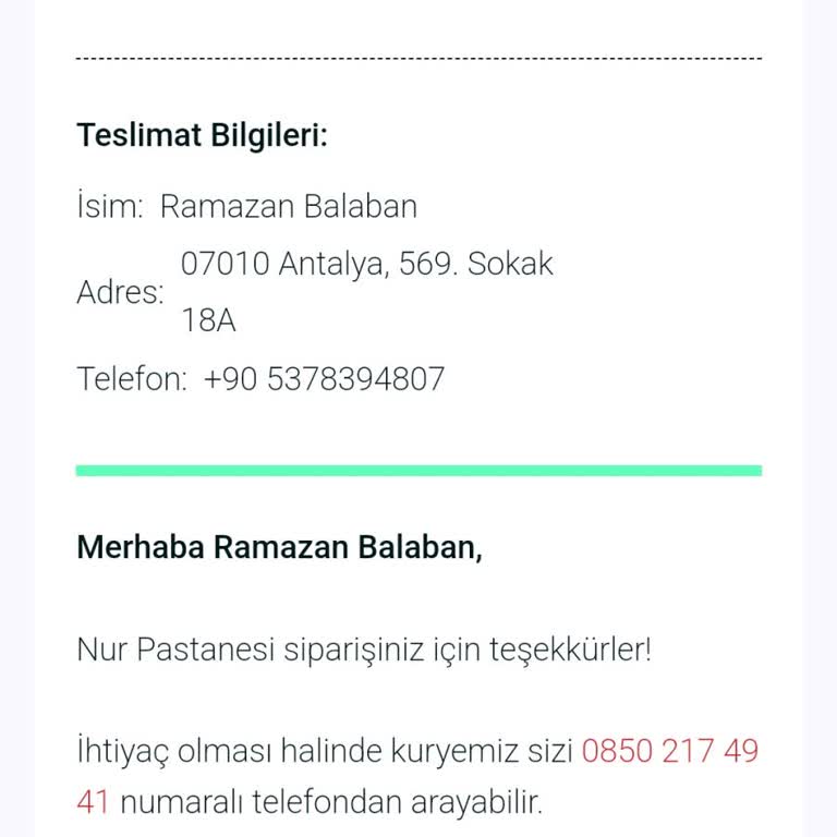 Yanlış Adres Sorunu Ve Kuryenin Tutumu