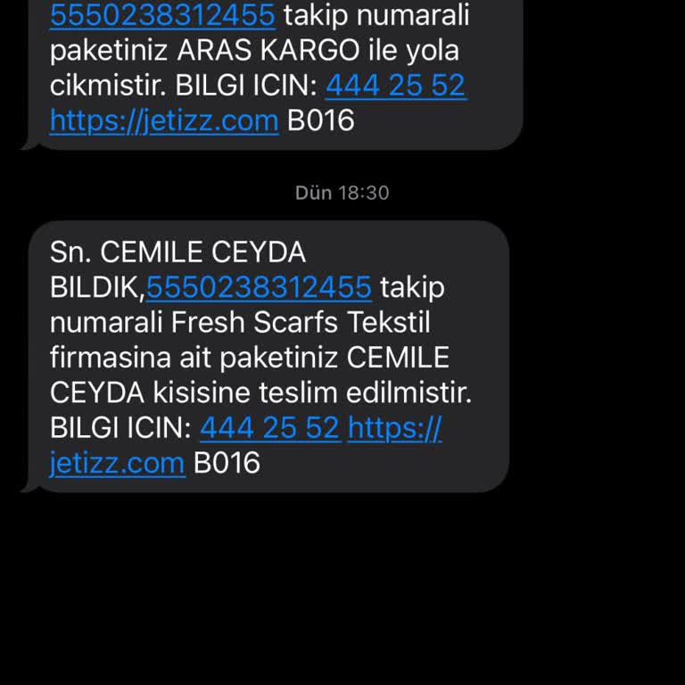 Kargom Teslim Edilmedi, Mesaj Yanıltıcı!
