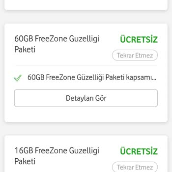 Vodafone FreeZone Kampanya Sorunları