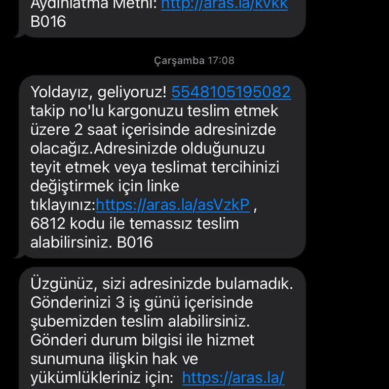 Zil Çalmadan 'Size Ulaşamadık' Mesajı
