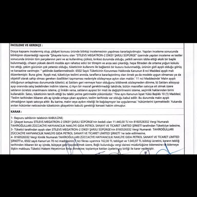 İade Edilmeyen Kusurlu Ürün Ve Kötü İletişim