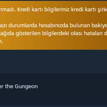 Ödeme İşlemi Reddedildi: Kredi Kartı Sorunu