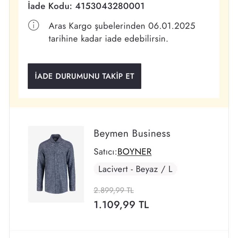 Boyner'den İade Sürecinde Yaşanan Sorunlar