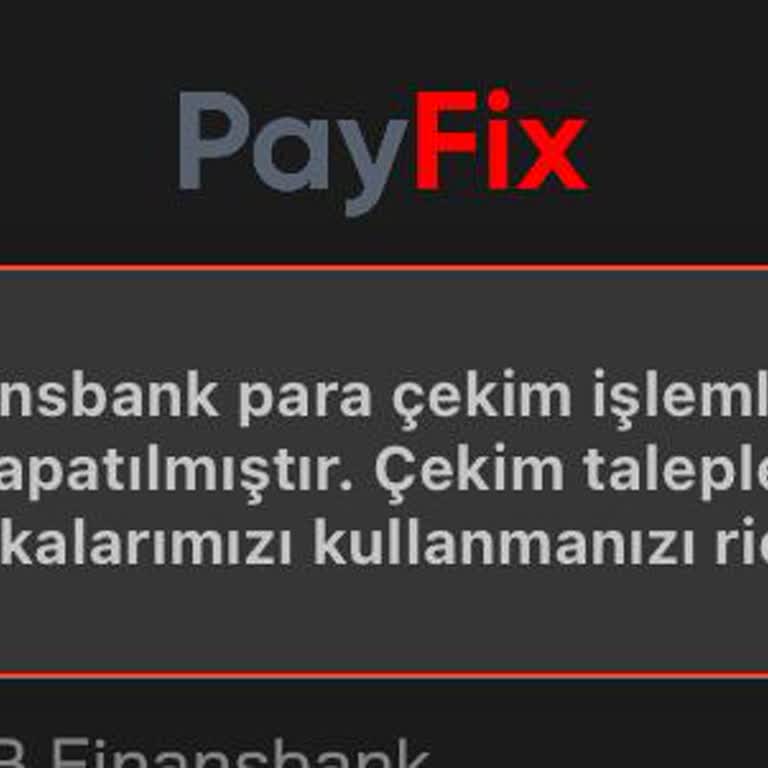 Payfix'te Takılı Kalan Para: İade Sorunu