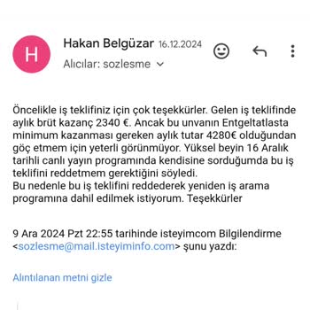 İsteyim.com'un Yanıltıcı İş Vaadiyle Hayal Kırıklığı