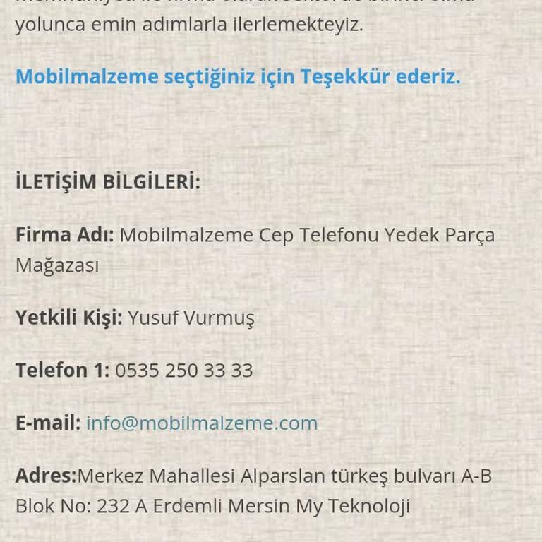 Telefon Parçası Siparişi Kabusa Döndü: Ne Ürün Var Ne Cevap