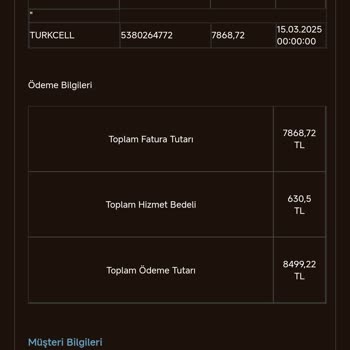 Ödenmiş Faturanın Hatalı Görünmesi Ve İade Talebi