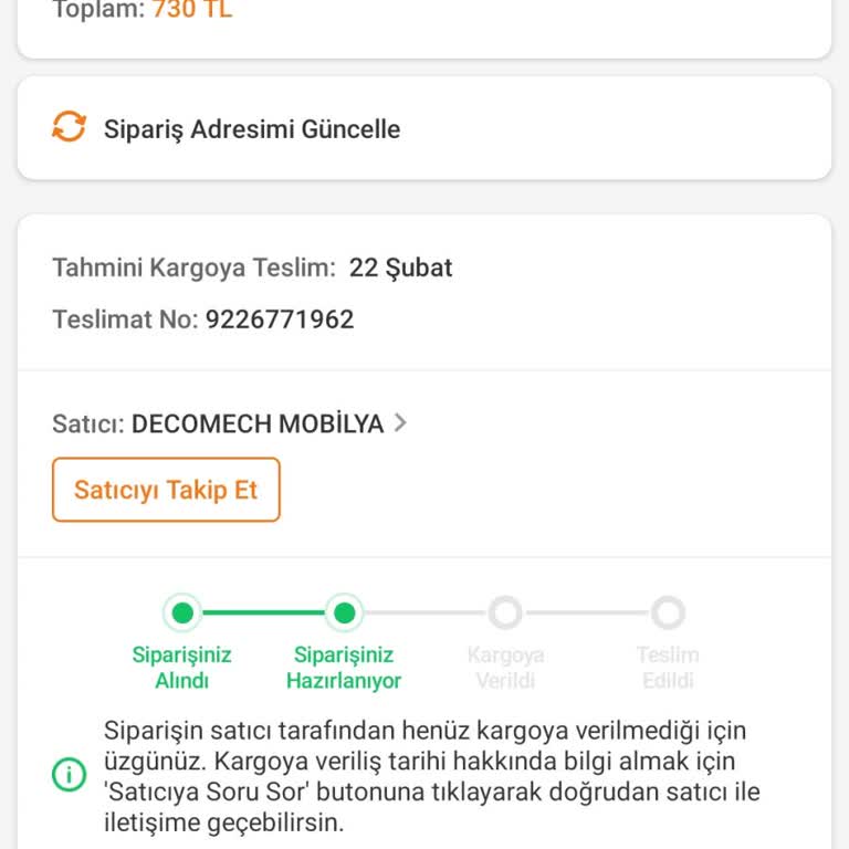 Trendyol'dan Aldığım Ürün 25 Gündür Kargoya Verilmedi!
