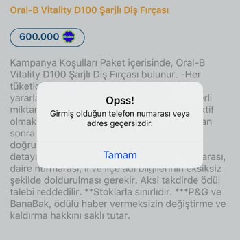 Ödüller Hatalı Ve Teslim Edilmiyor