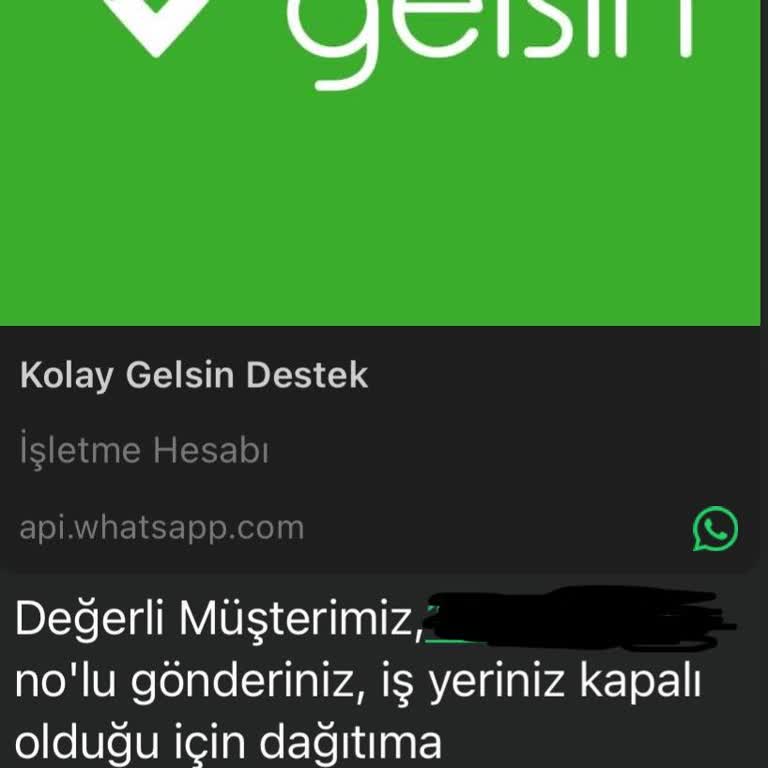Kargo Firmasının Yanlış İptal Gerekçesi