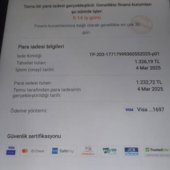 Para İadesi Gecikmesi: Acil Çözüm Bekliyorum