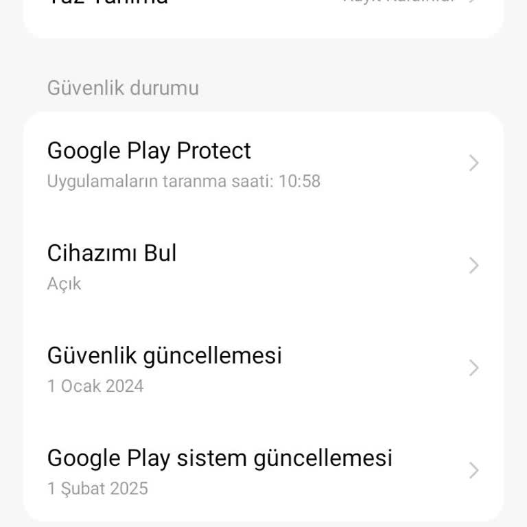 Parmak İzi Sensörünün Aniden Kaybolması