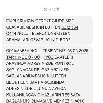 Başkent Doğalgaz'ın Randevu Ve İletişim Sorunları