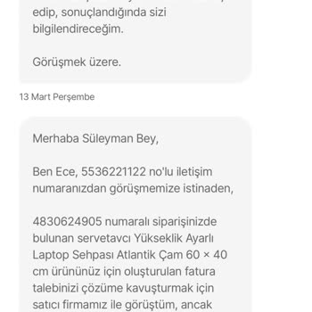 Fatura Talebime Cevap Alamıyorum, Hepsiburada'dan Beklenmedik Deneyim