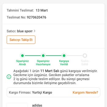 Kayıp Kargo Ve İletişimsiz Satıcı Sorunu