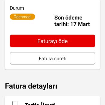 Tarife Ücretlerindeki Beklenmedik Artış