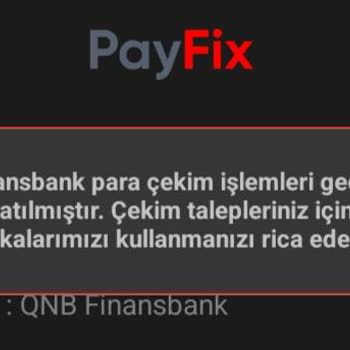 Payfix Hesabımda Kullanılamayan Para Sorunu
