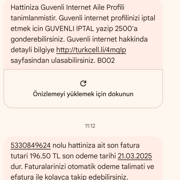 Yanlış Fatura Bildirimi: Turkcell Hattım Yok!