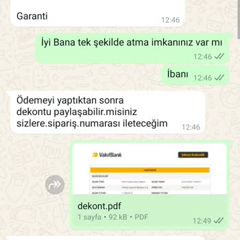 Siparişlerime Yanıt Alamıyorum!