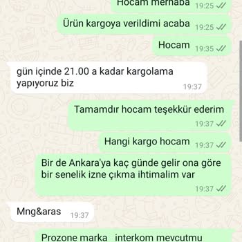 Siparişlerime Yanıt Alamıyorum!