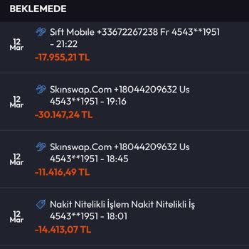 Hesabımdan İzinsiz Para Çekimi Mağduriyeti