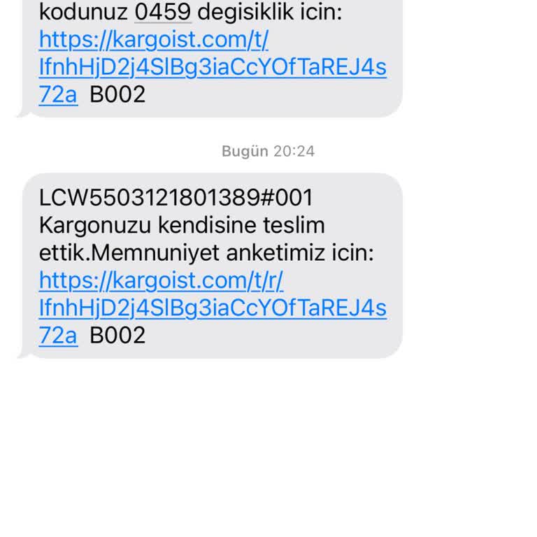 Teslim Edilmeyen Ürün İçin Yanıltıcı Mesaj