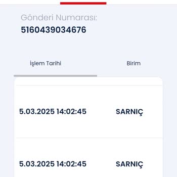 Aras Kargo'nun İzmir Sarnıç Şubesinde Kayıp Kargo Ve İletişim Sorunu