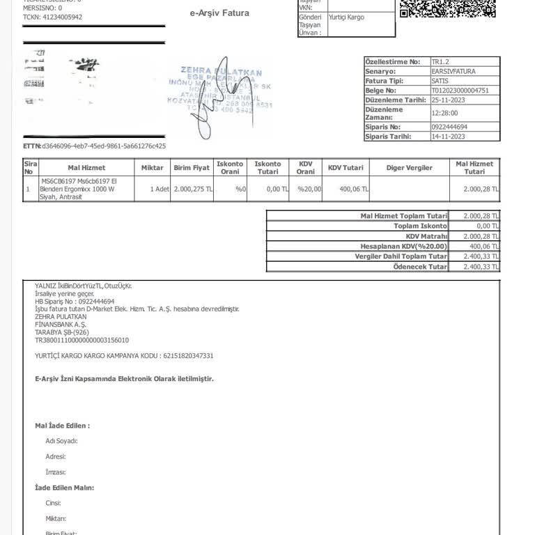 Bosch Blender Beklentileri Karşılamıyor