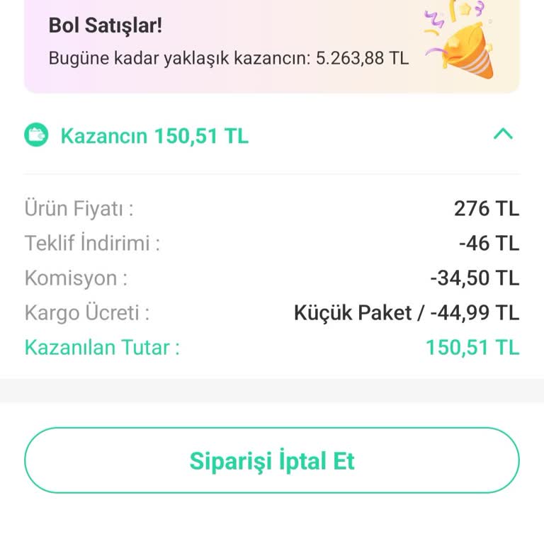 Dolap'ta Beklenmedik Kargo Ücreti Kesintisi