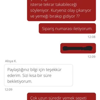 Yemek Sepeti Kuryesi Ve Müşteri Hizmetleriyle Yaşanan Sorunlar