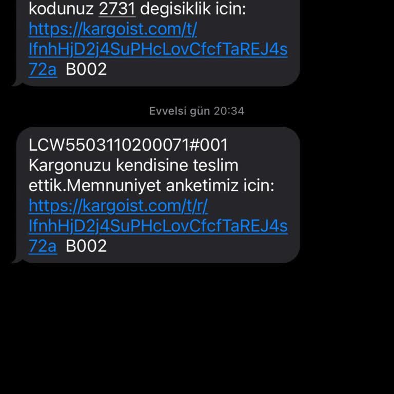 LCW Kargo Teslimat Sorunu Ve Müşteri Hizmetleri İletişim Problemi