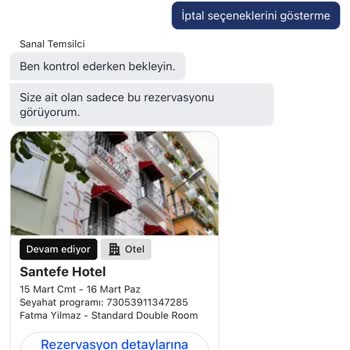 Rezervasyon İptali Ve İletişim Sorunları
