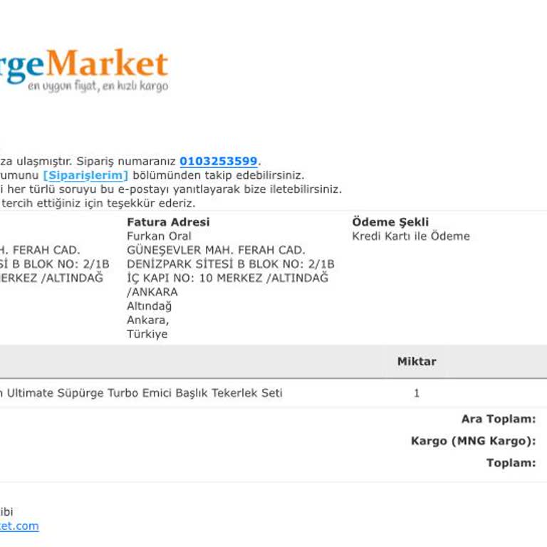 Yanlış Ve Eksik Ürün Sorunu