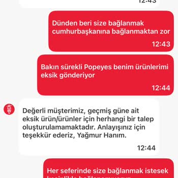 Eksik Siparişler Ve Ulaşılamayan Müşteri Hizmeti