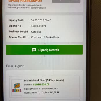Kitapyurdu'ndan 10 Gündür Kargolanmayan Siparişler