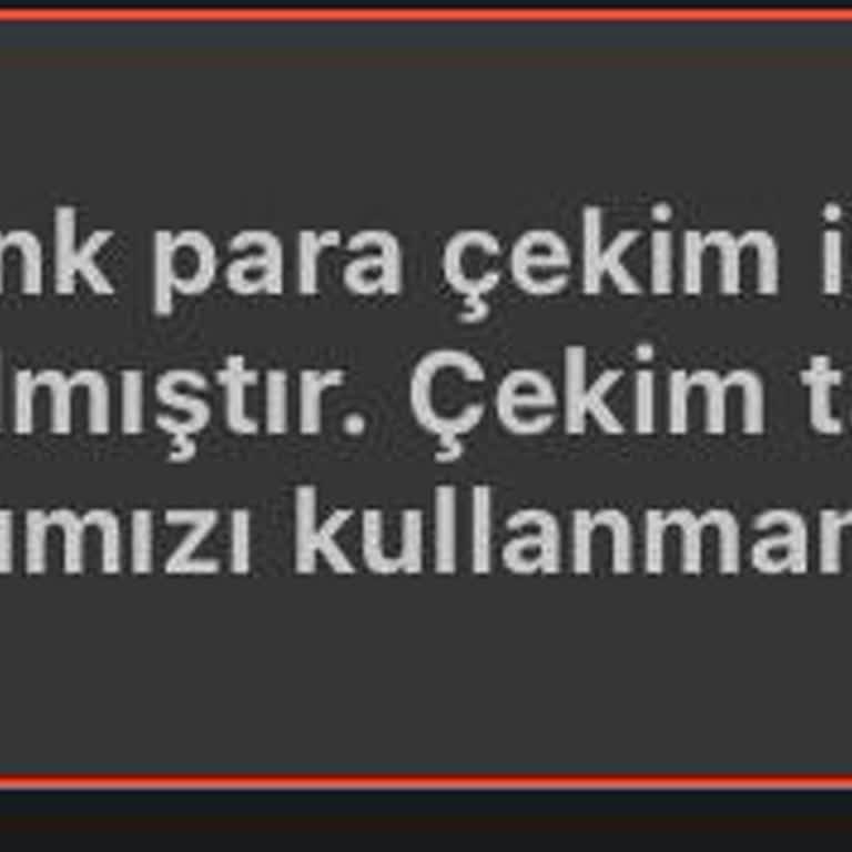 Payfix İle Para Çekme Sorunu Ve İade Talebi