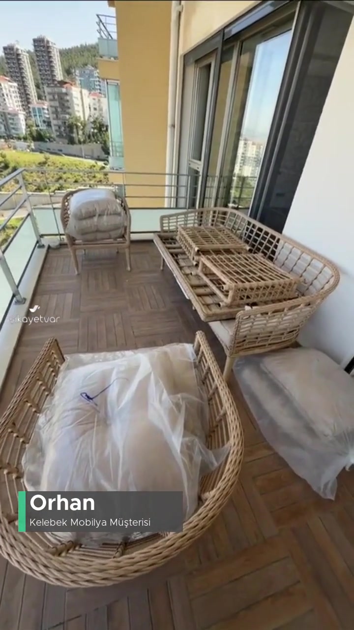 Kelebek Mobilya'dan Aldığımız Bahçe Mobilya Takımı Kurulumunu Bekliyoruz videonun kapak resmi