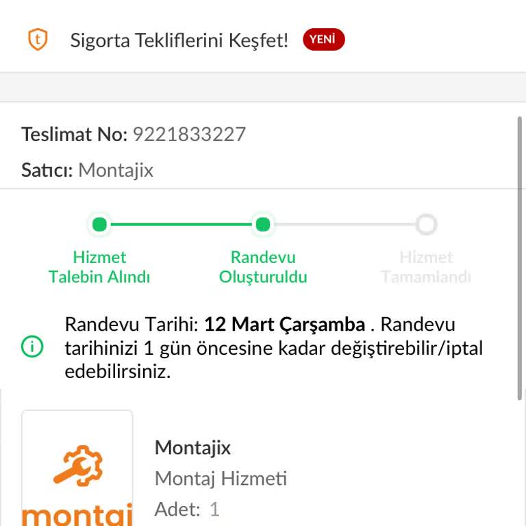 Montajix Ekibi Randevuya Gelmiyor, Hizmet Alamıyorum