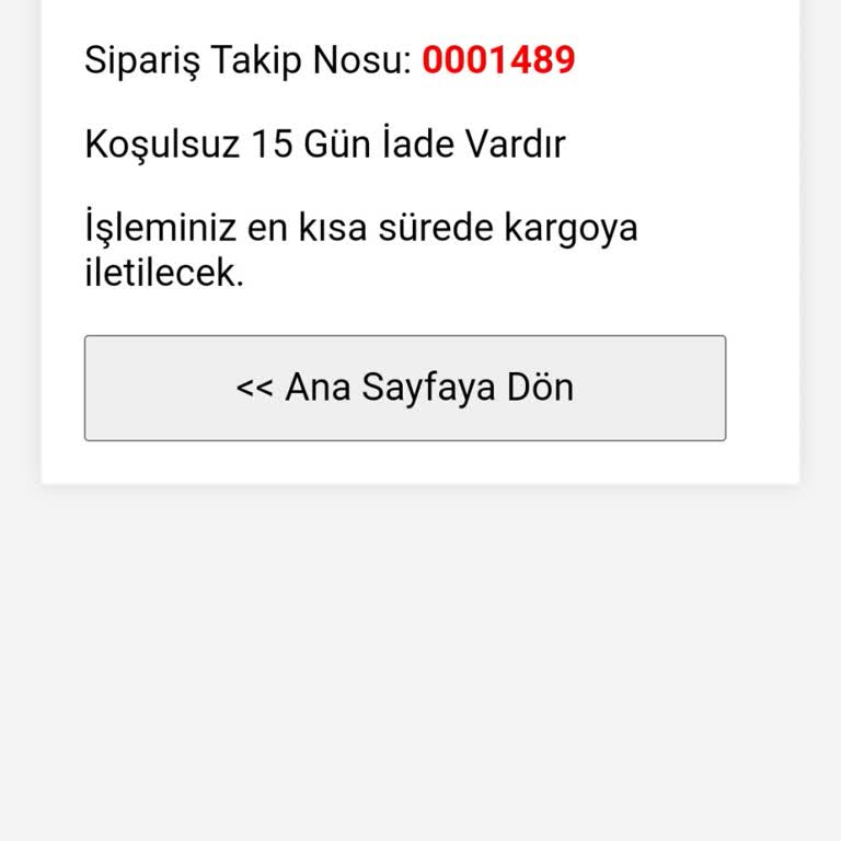 Kuzeysepeti.com'dan Aldığım Üründe Etiket Ve İade Sorunu
