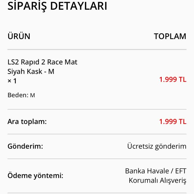 Otogarajmarket Ürün Siparişi Sonrası Teslimat Sorunu
