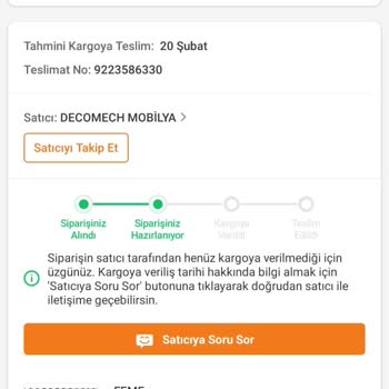 Sipariş Teslimatında Yaşanan Sorunlar