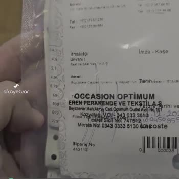 Occasion Optimum AVM Ürünün Arkasında Durmuyor!