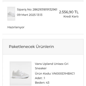 SuperStep Siparişimde Gecikme Ve Tedarik Sorunu
