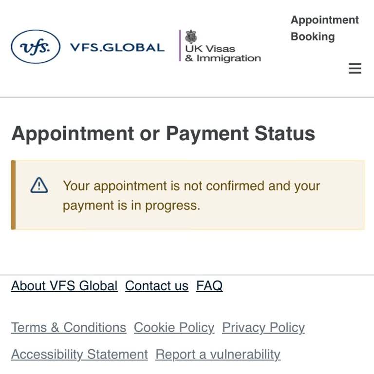 VFS Global İle İngiltere Vizesi Başvurusunda Ödeme Ve Randevu Sorunu