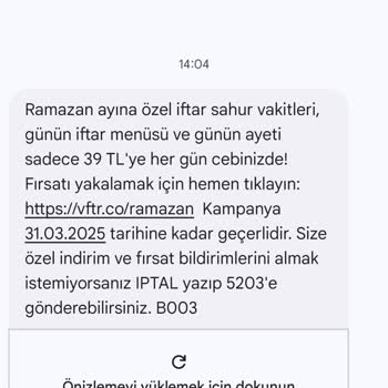 Vodafone Mesaj İptali Sorunu: Yanıtsız Kalan Talepler